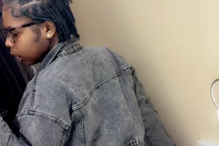 2 Girl Special Beautiful Big Brown Eyes Long Brown Hair Bracefaced Luscious Lip - Image 3